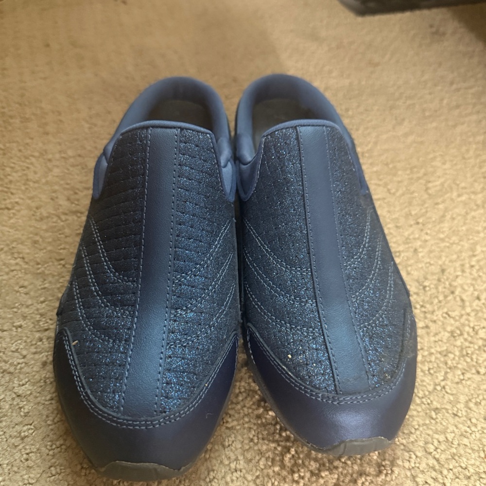 Easy Spirit Navy Slip On Shoes With Sparkle Detail Size 11 - Picture 5 of 6
